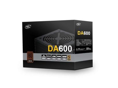 Fuente de poder DeepCool DA600, 80 PLUS BRONZE 600W